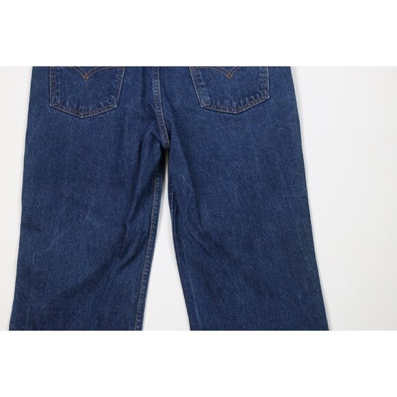 Vintage 80s 90s Levis 517 Orange Tab Mens 38x31 Faded Wide Leg Bootcut Jeans USA - Picture 12 of 14